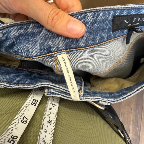 RAG & BONE - Ruth Super High Rise Straight - Picture 6 of 6